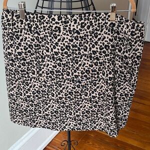 LOFT Leopard Print Womens Skirt
